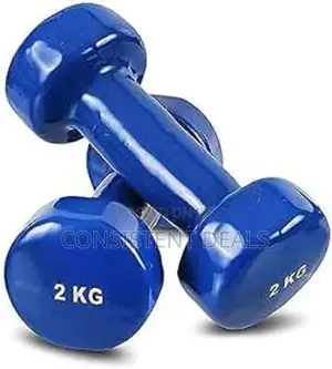 2kg Pair of Vinyl Coated Dumbells