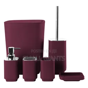New 6 Piece Bathroom Set