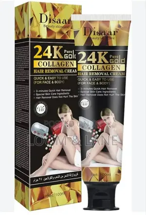 Disaar Pure Gold Collagen Hair Removal Cream