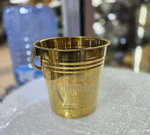 Modern Superb Anti-Rust Gold Ice Bucket
