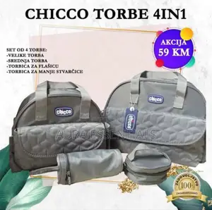 5pcs Chicco Baby Diaper Bag