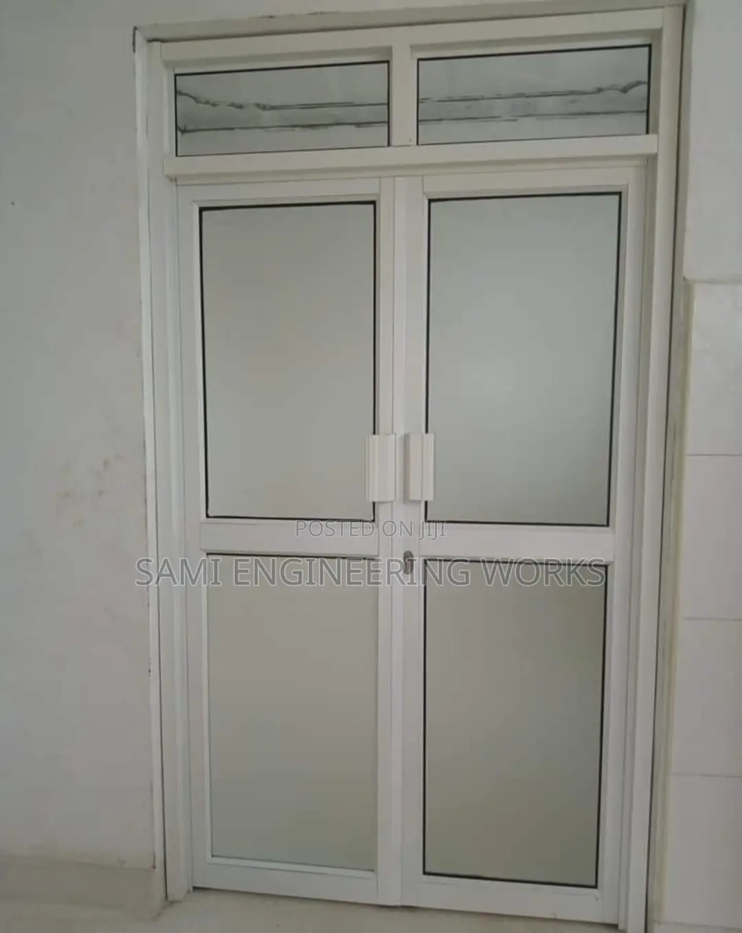 Aluminum Swinging Double Door