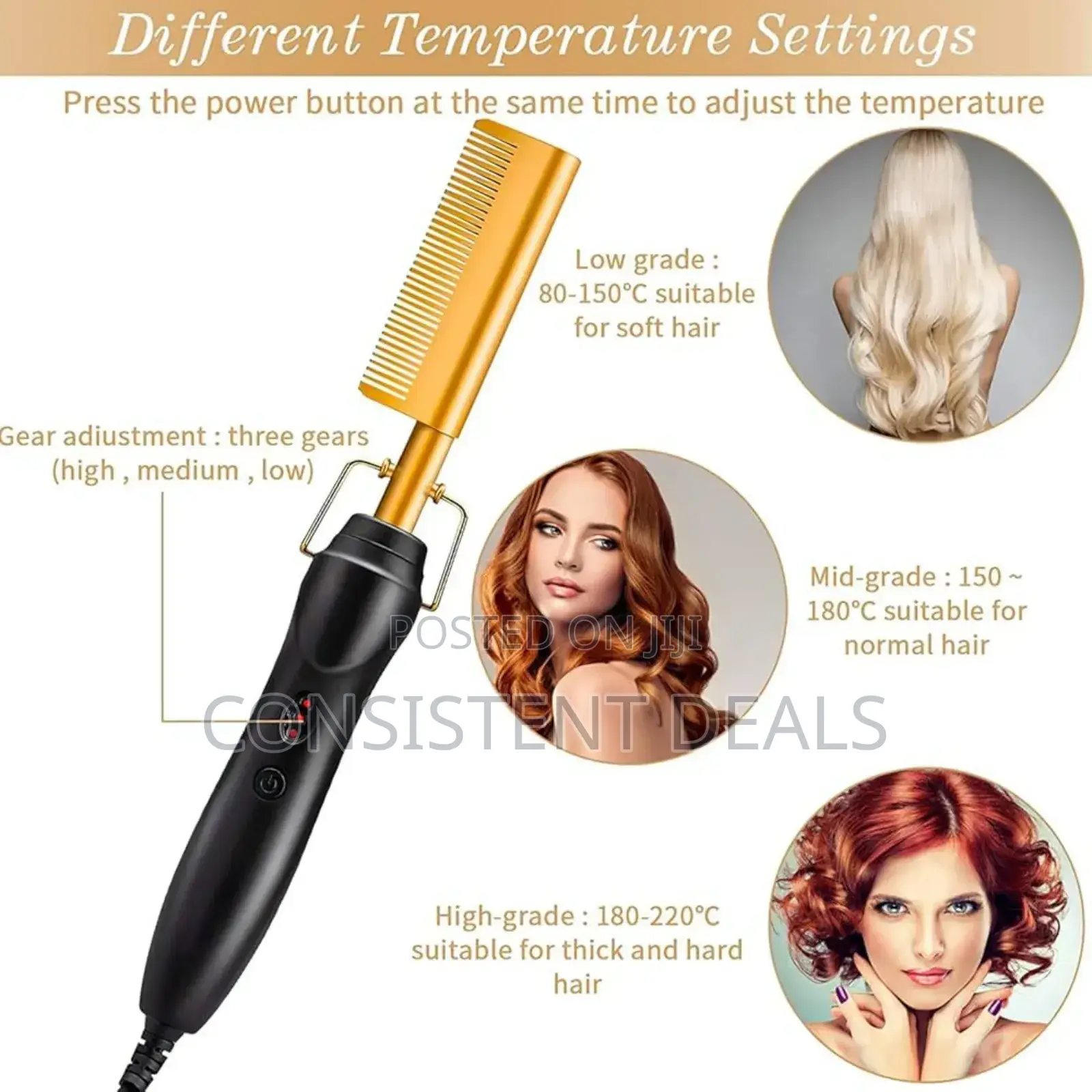 Healthy Heat Pressing Hot Comb