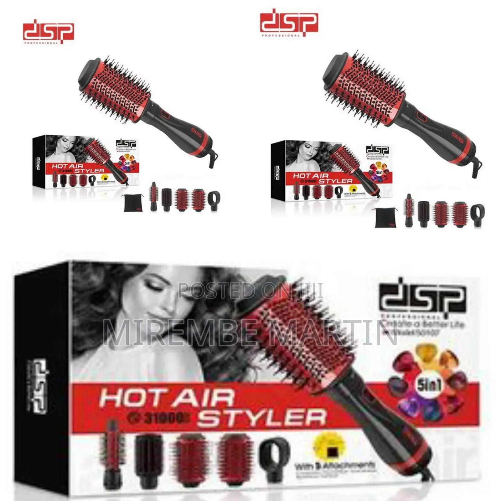 Electric DSP Hair Straightener Brush