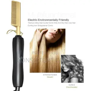High Heat Hot Straightener Comb