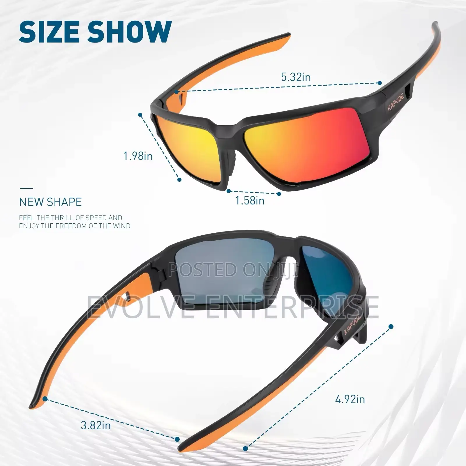 Kapvoe Polarized Sunglasses