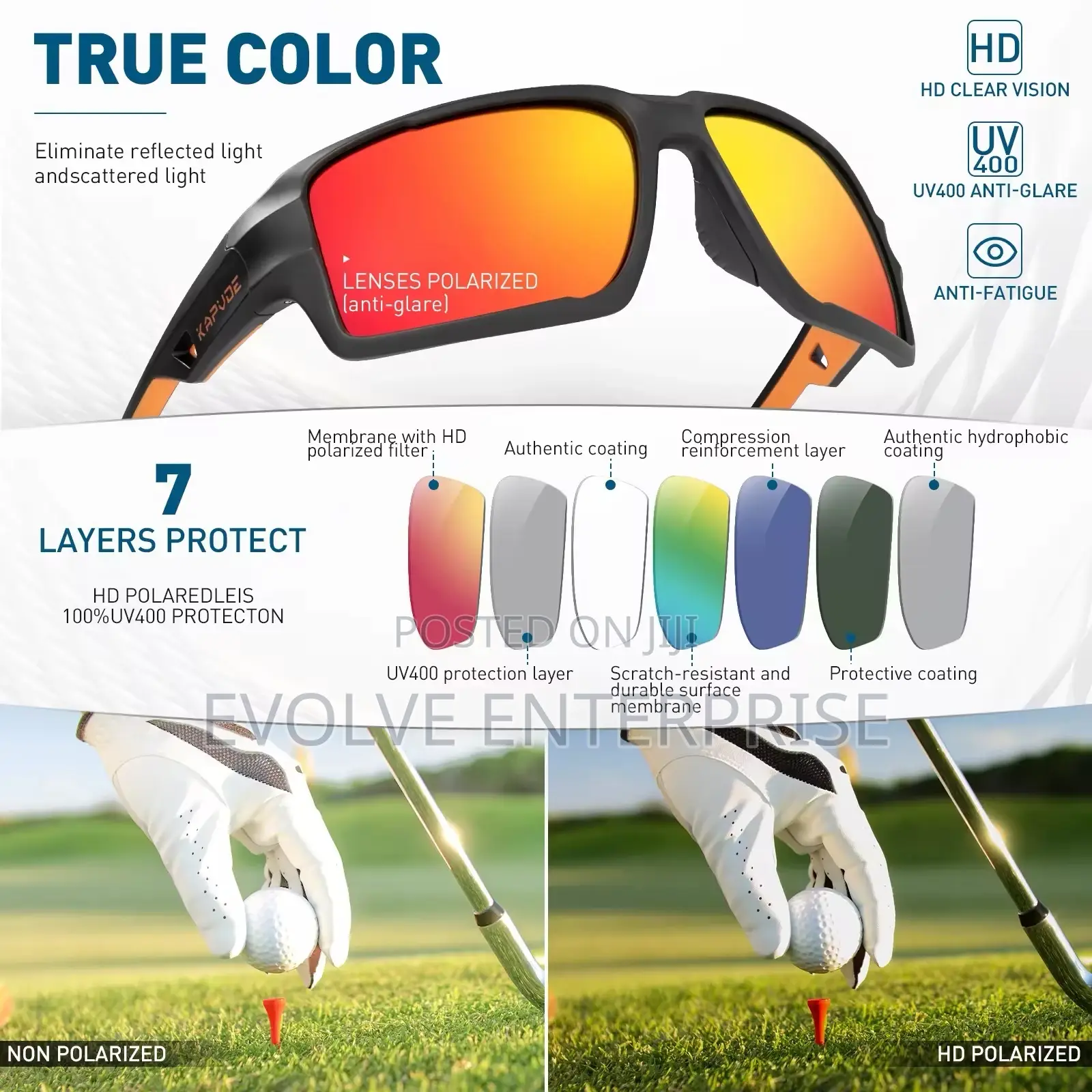 Kapvoe Polarized Sunglasses