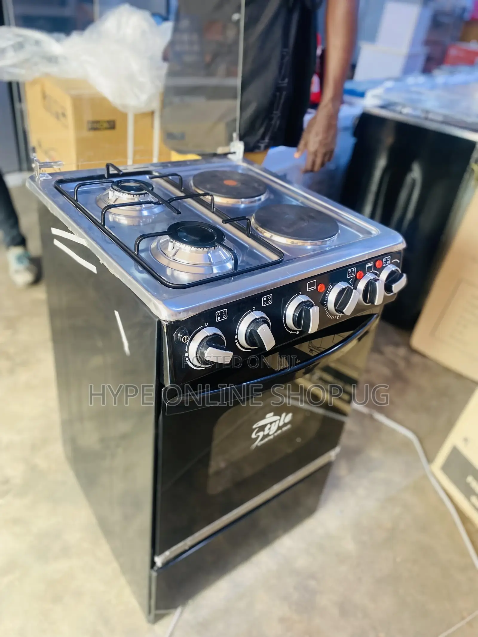 2+2 Both Gas and Electric Style Cooker