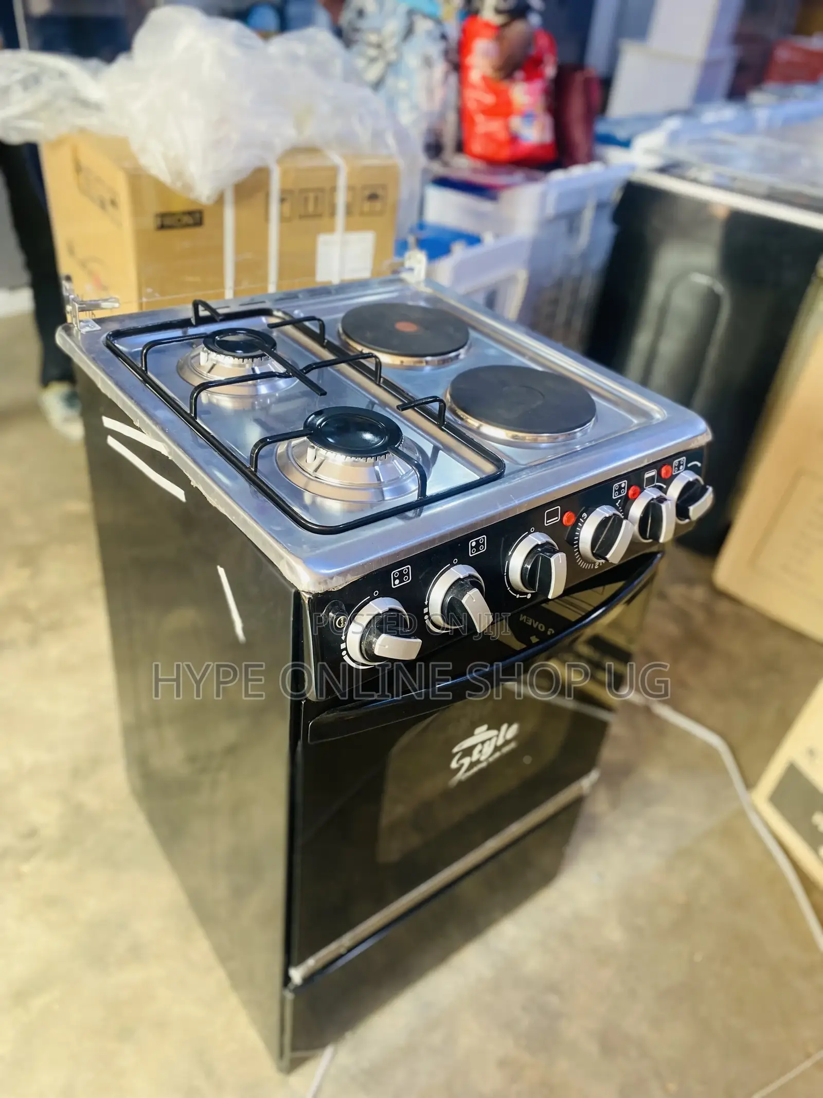 2+2 Both Gas and Electric Style Cooker