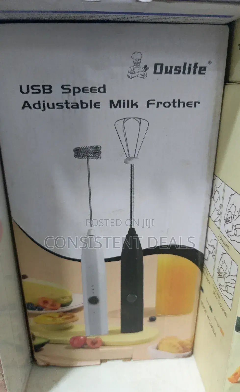 Rechargeable Adjustable Milk Frother