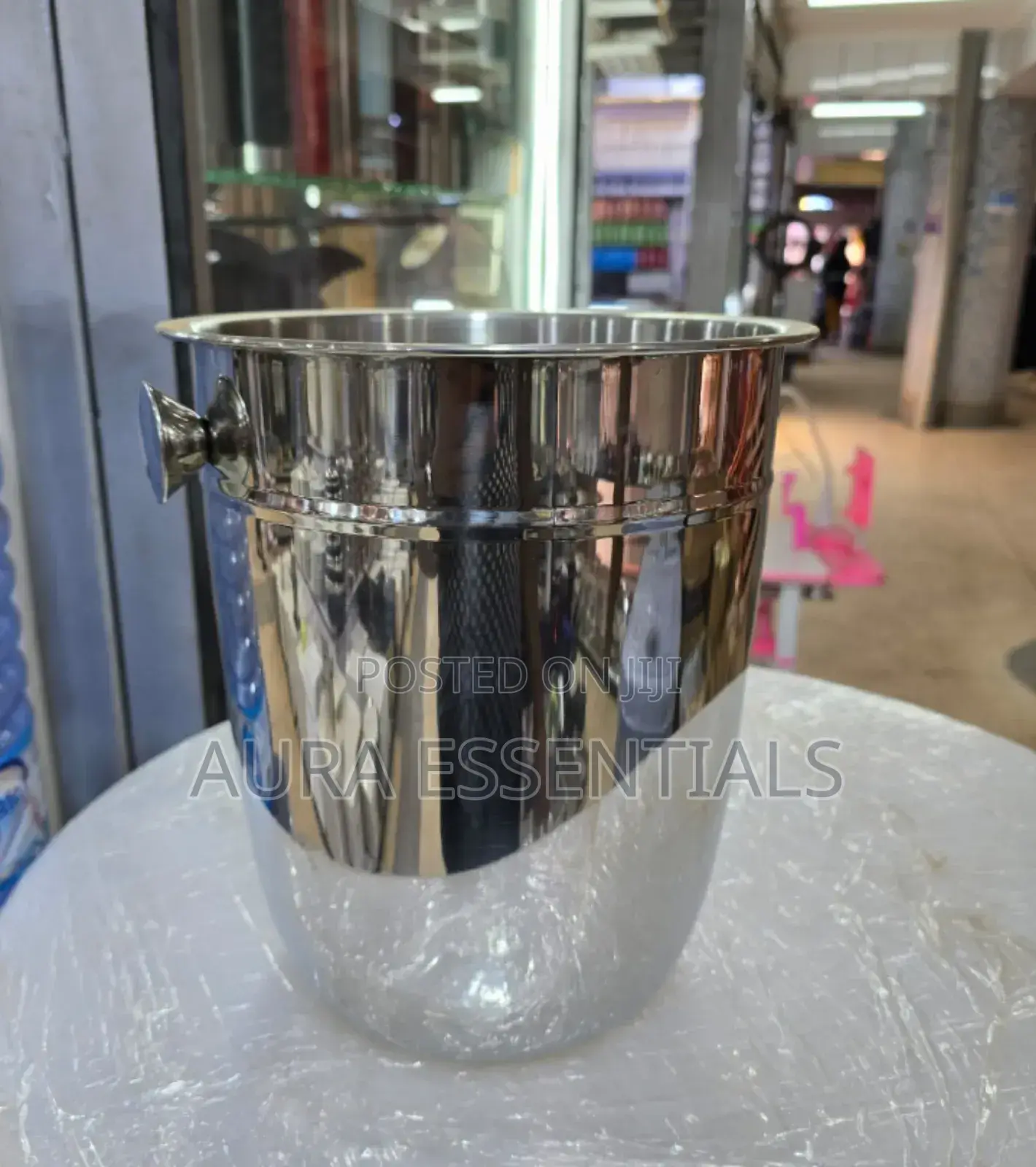 World Select Metal Ice Bucket