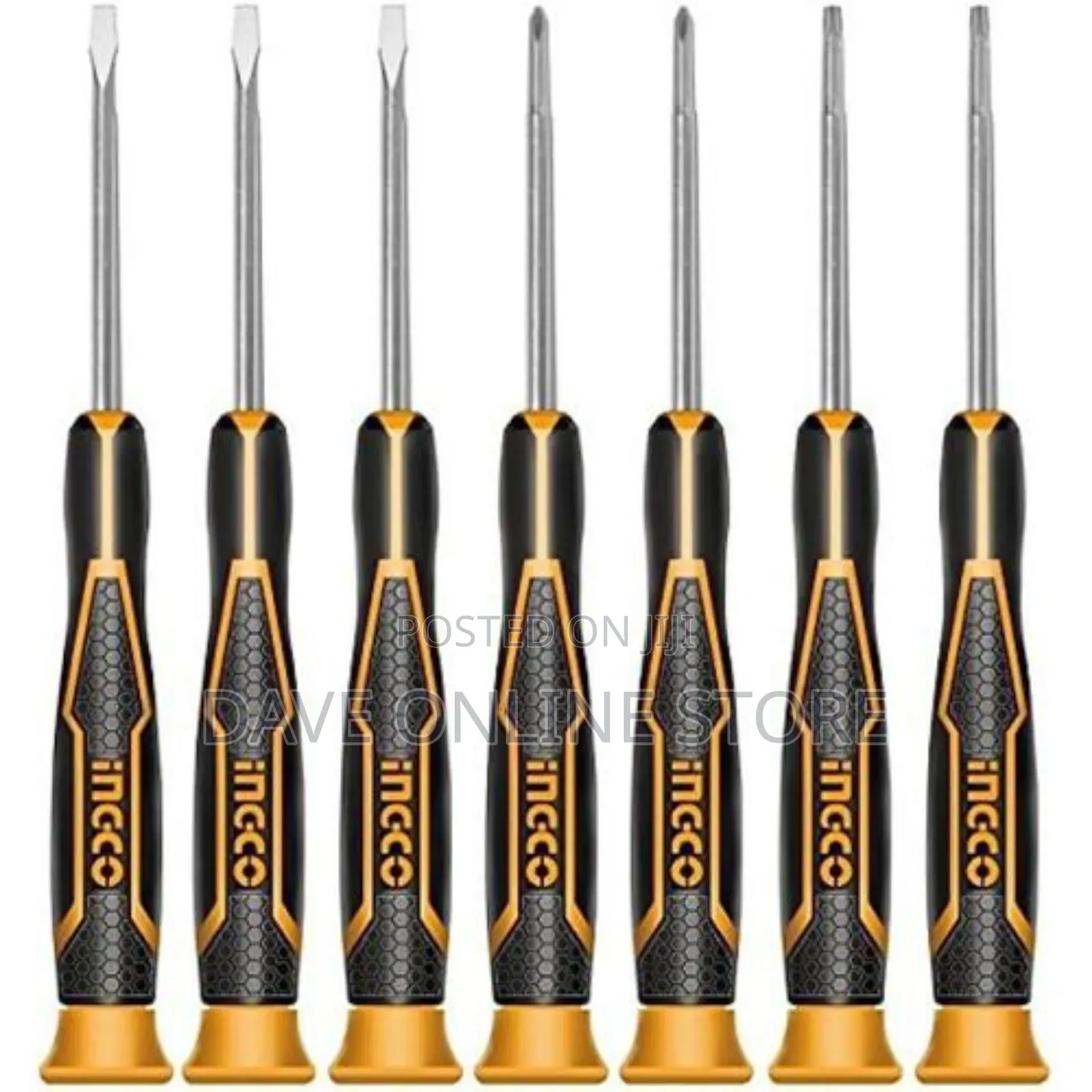 INGCO 7pcs Precision Screwdriver Set – Multi