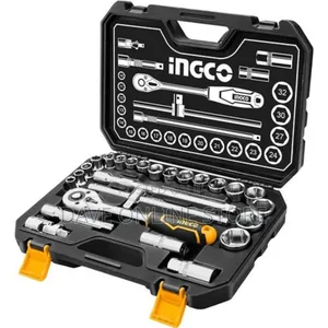 INGCO Socket Set 25pcs 1/2", Tool Kit Tool Kit for Home Use