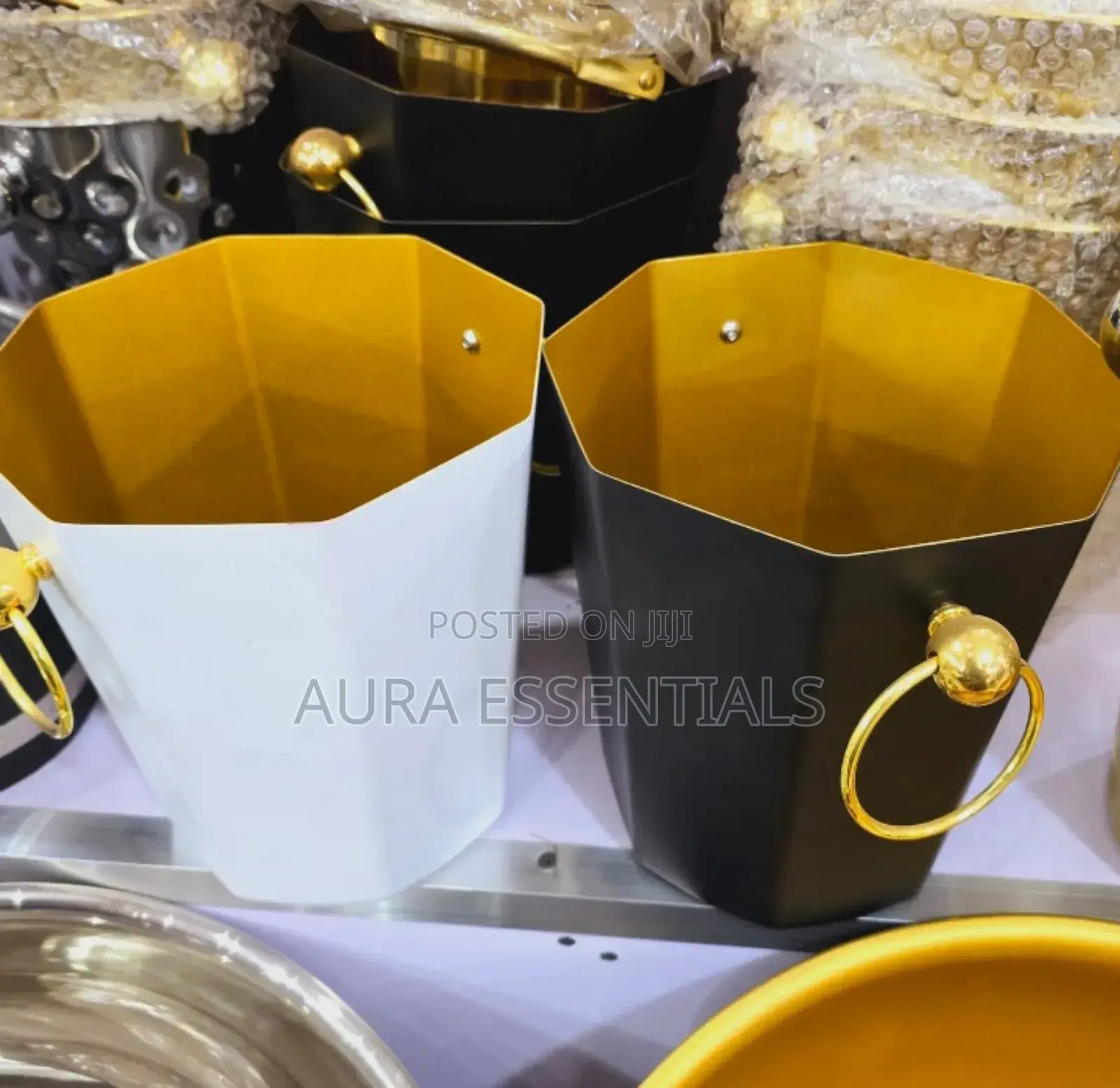 Octagonal Ice Bucket Container