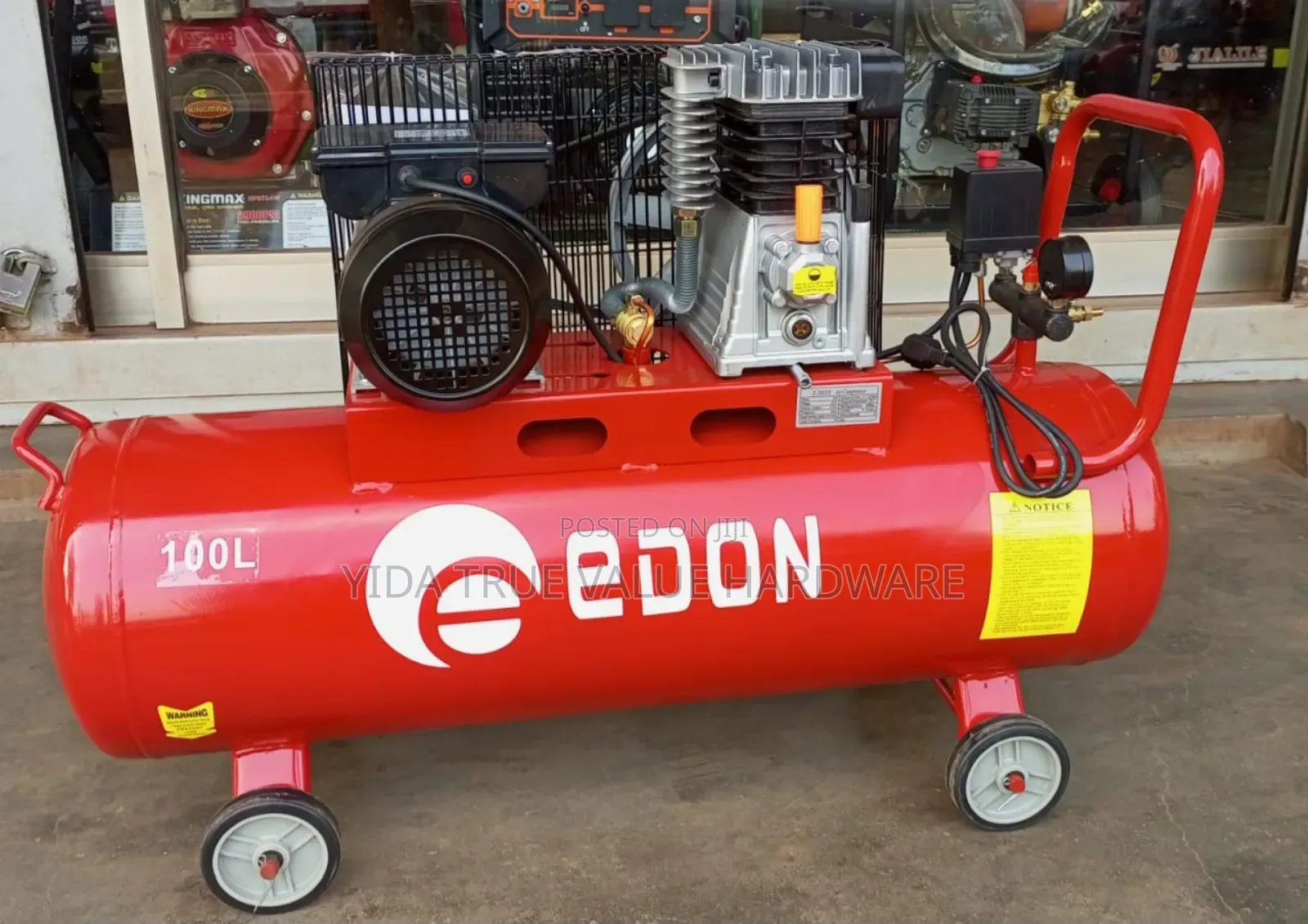 Air Compressor 100 Litres Edon Brand Italian Model