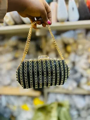 Blackish Clutch Bag