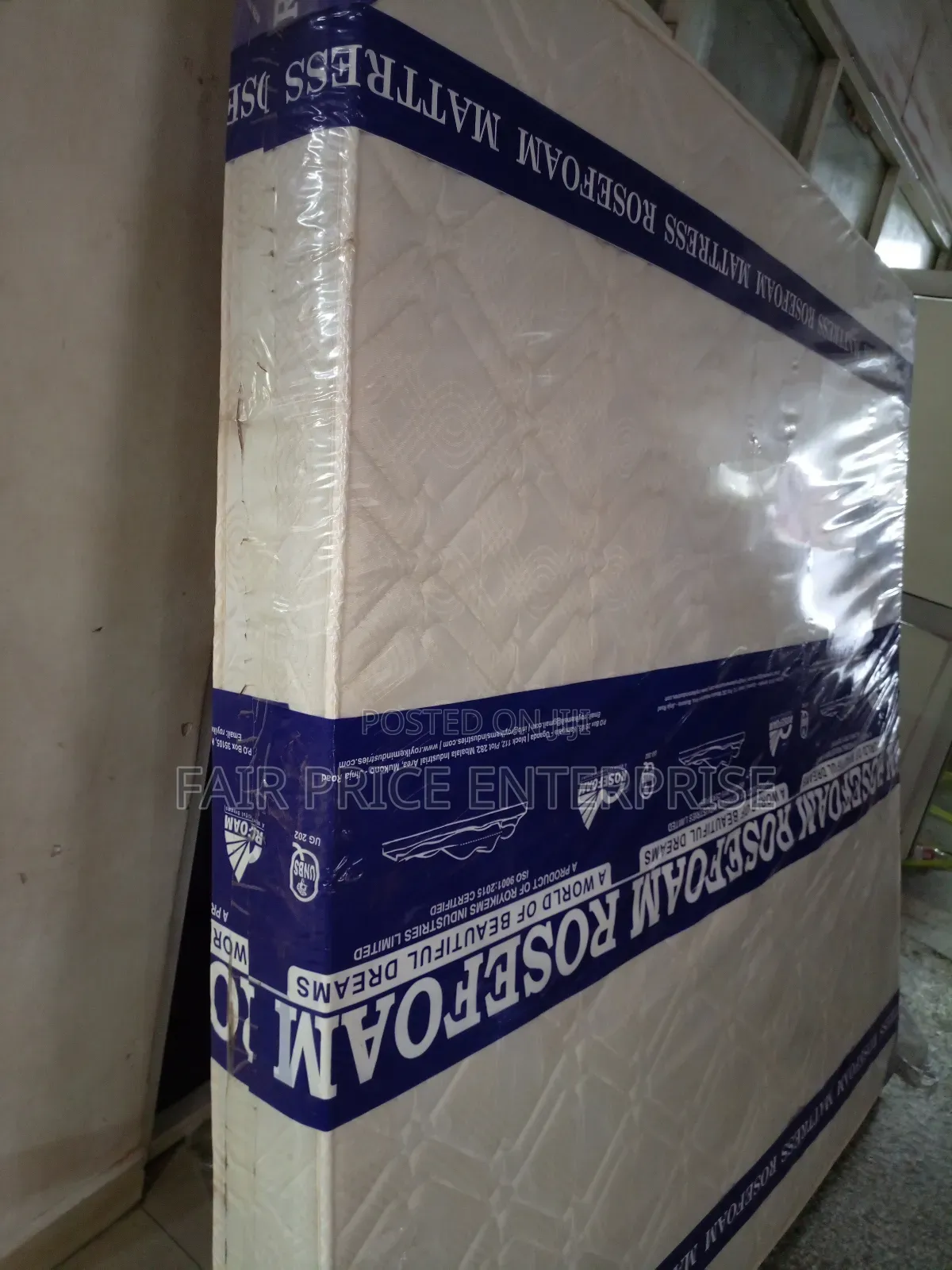 High Density Mattress Smart 5x6x8 Inches Rosefoam