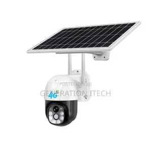 4g Solar Cctv Security Camera- Wireles- Simcard Smart