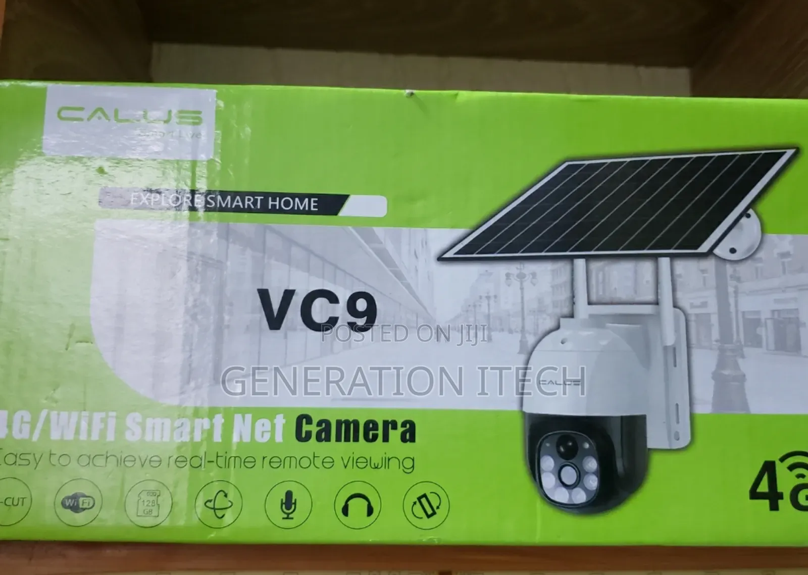4g Solar Cctv Security Camera- Wireles- Simcard Smart