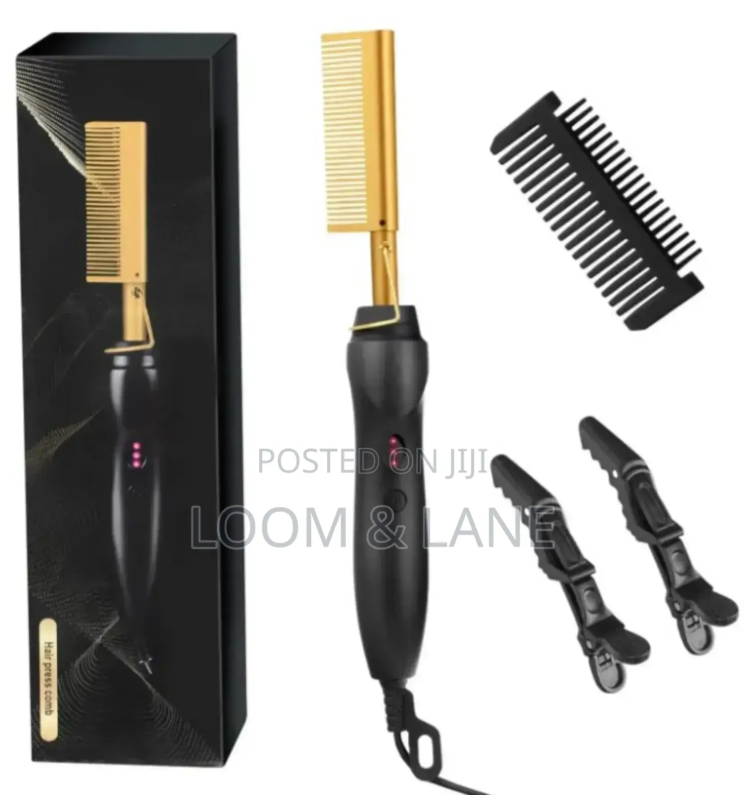 Electric Hot Comb Hair Straightener