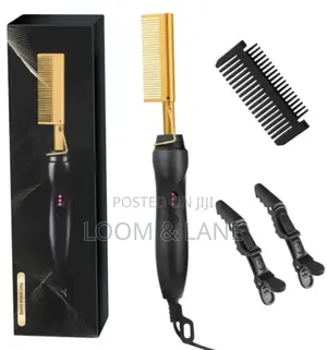 Electric Hot Comb Hair Straightener
