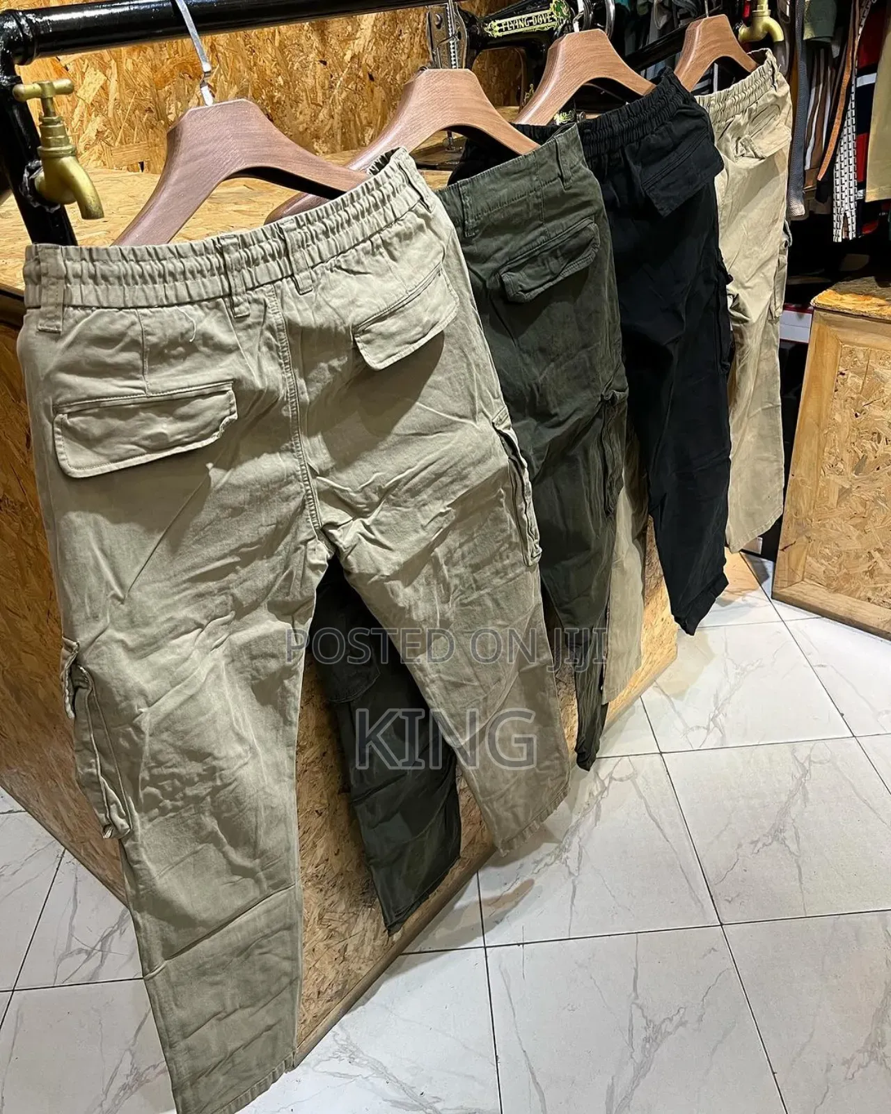 Suitor Kaki Pants. Cargo' Pants