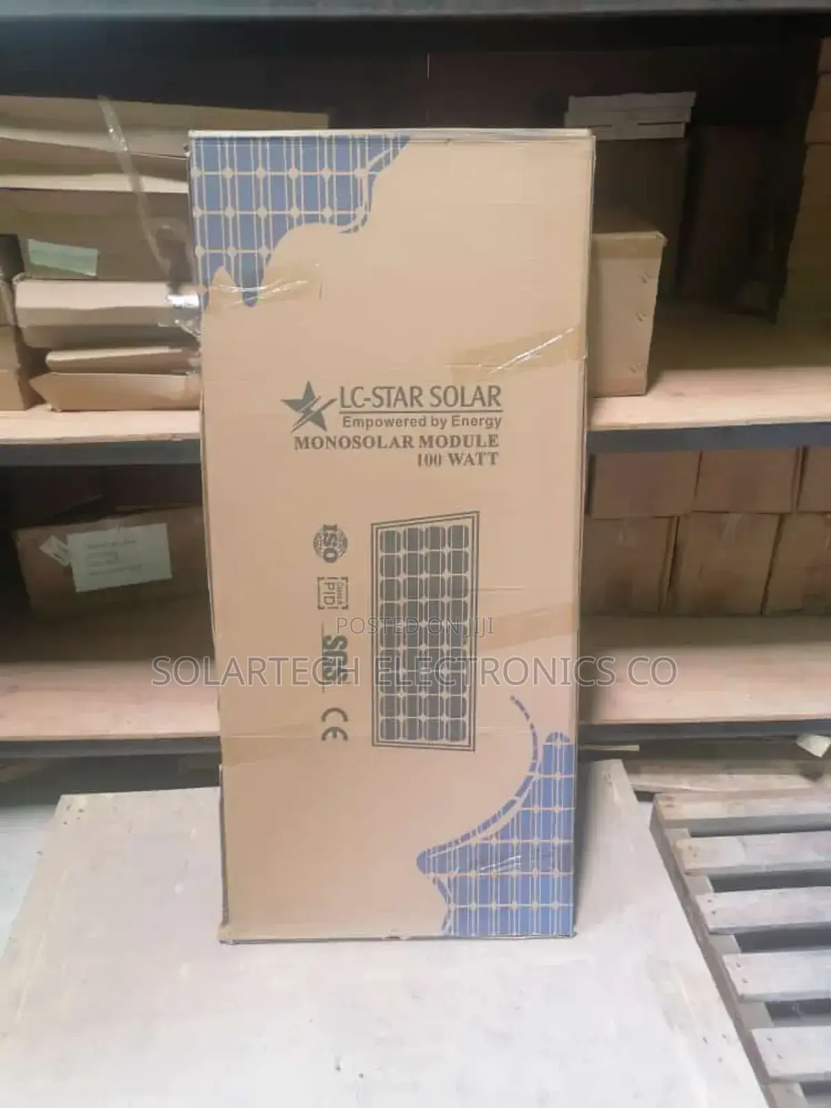 100W Monocrystalline Solar Panels Black.