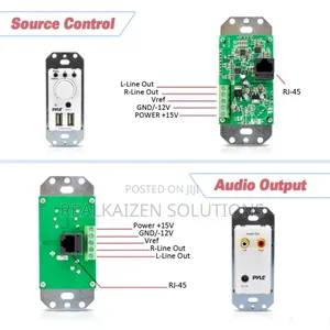 USA PYLE Bluetooth Audio Control Receiver in Wall Mount