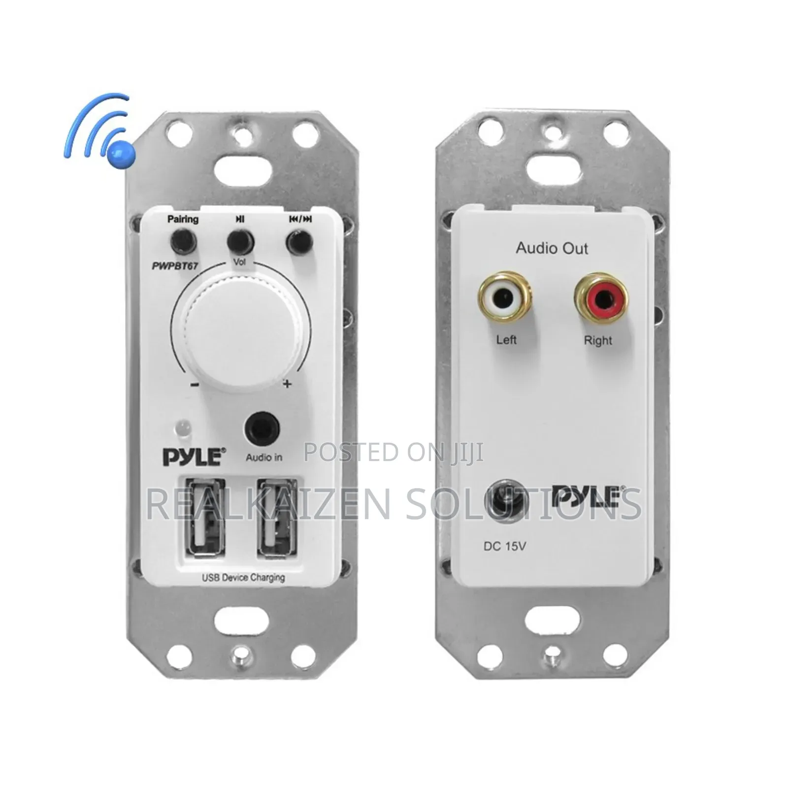 USA PYLE Bluetooth Audio Control Receiver in Wall Mount