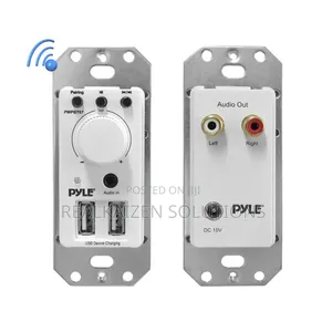 USA PYLE Bluetooth Audio Control Receiver in Wall Mount