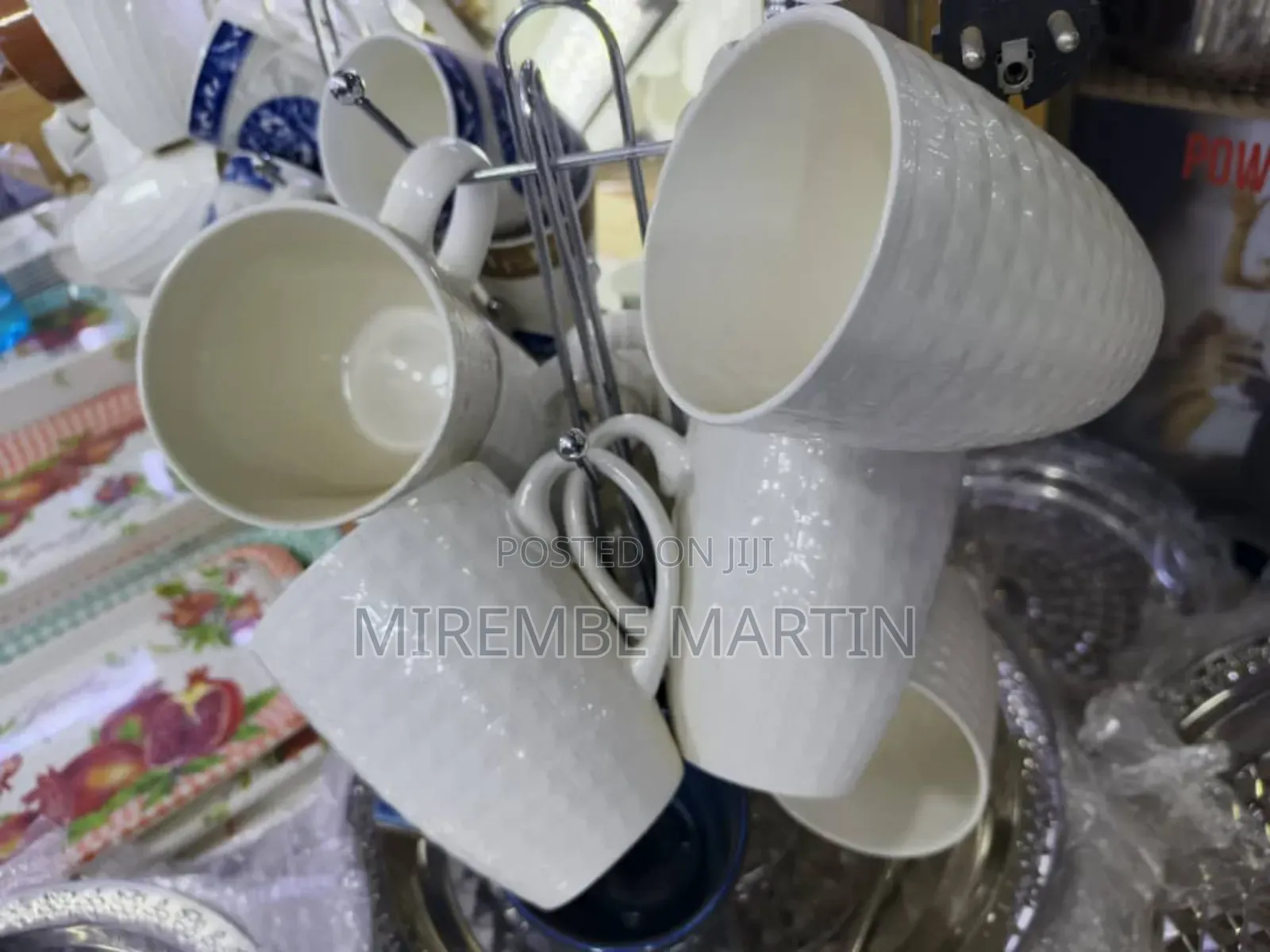 Cup Set With Holder