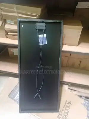 100W Monocrystalline Solar Panels Black.
