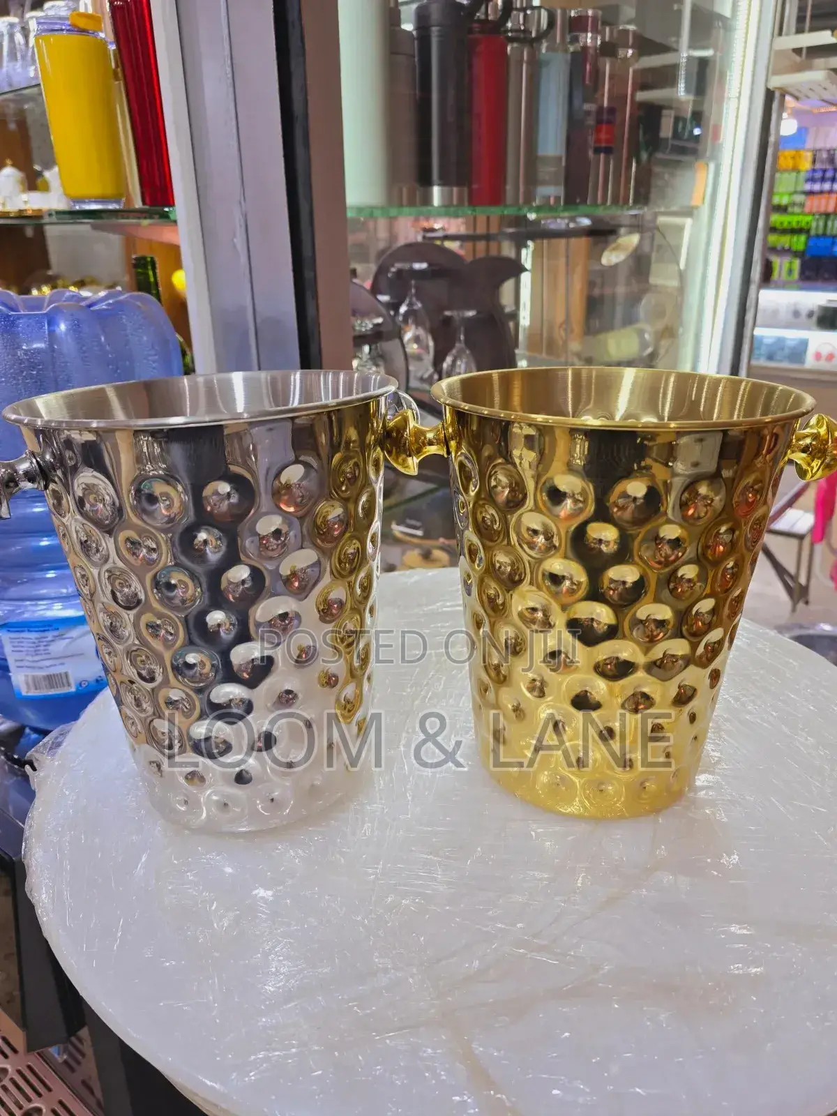 Noble Stainless Steel Luxury Ice Bucket