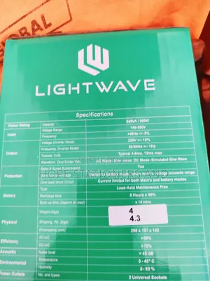 UPS - Lightwave 650 VA