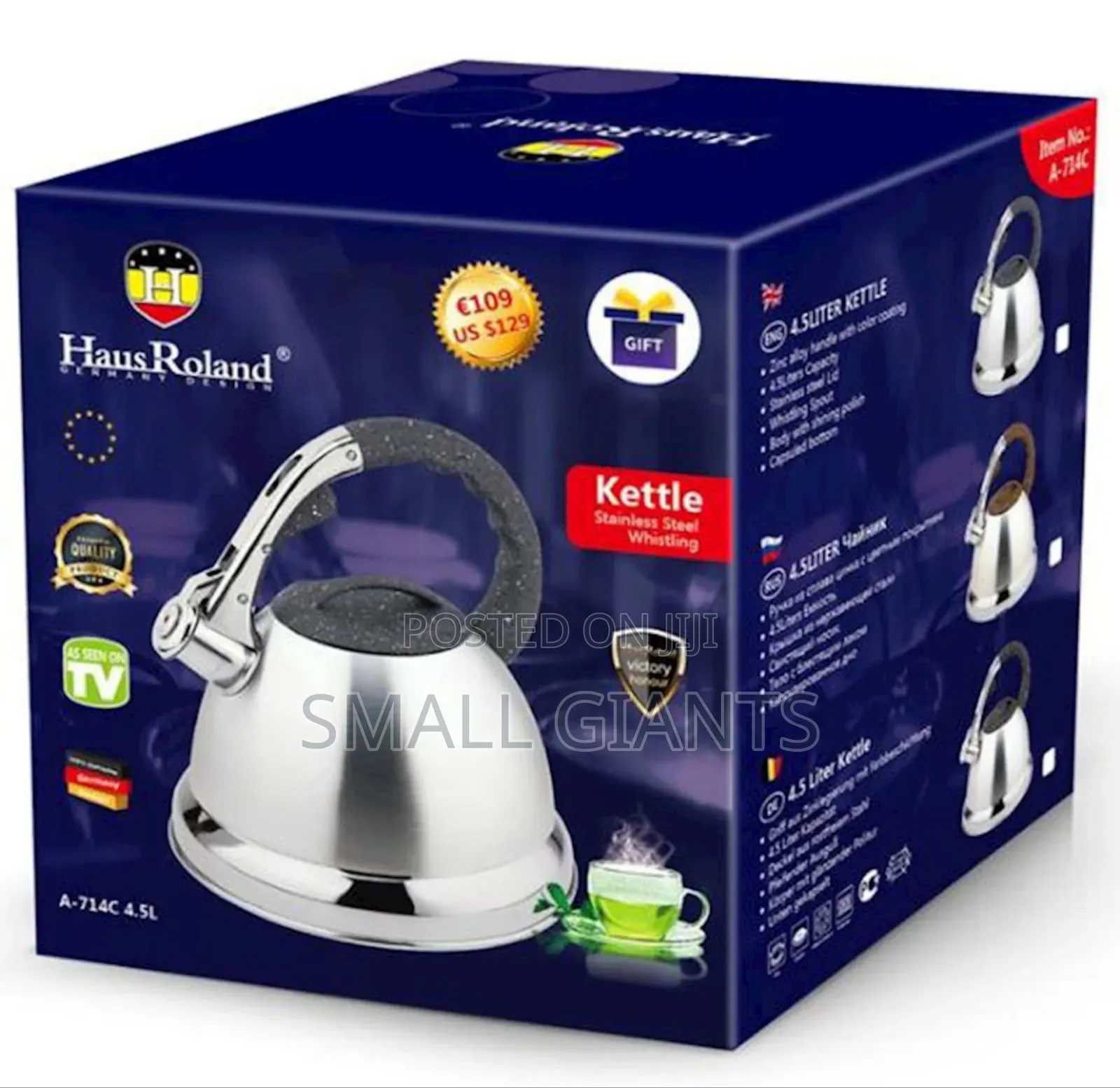 Kettle Hausroland 5.0L, Stainless Steel Kettle