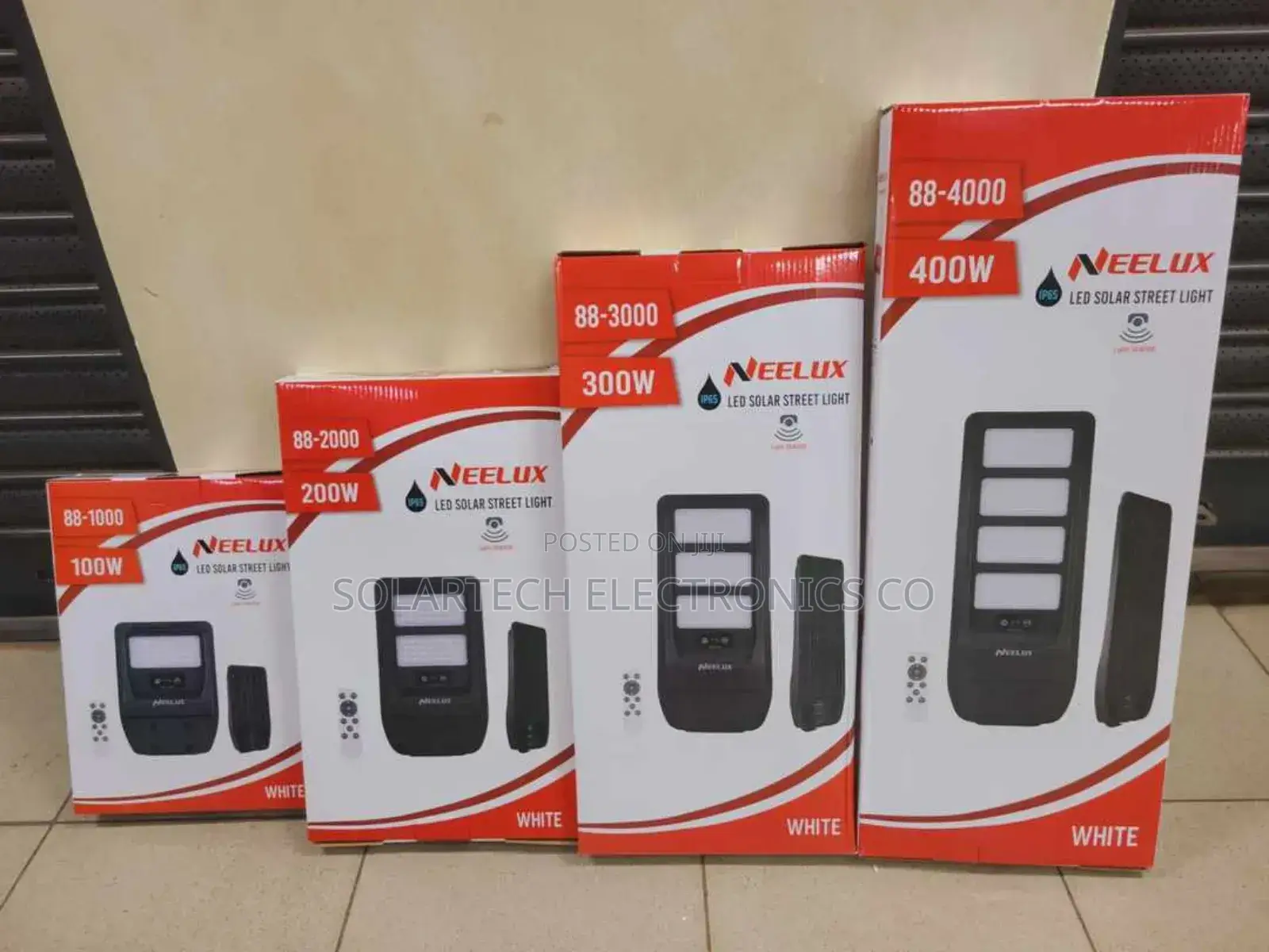 Neelux Solar Street Lights (All Sizes)