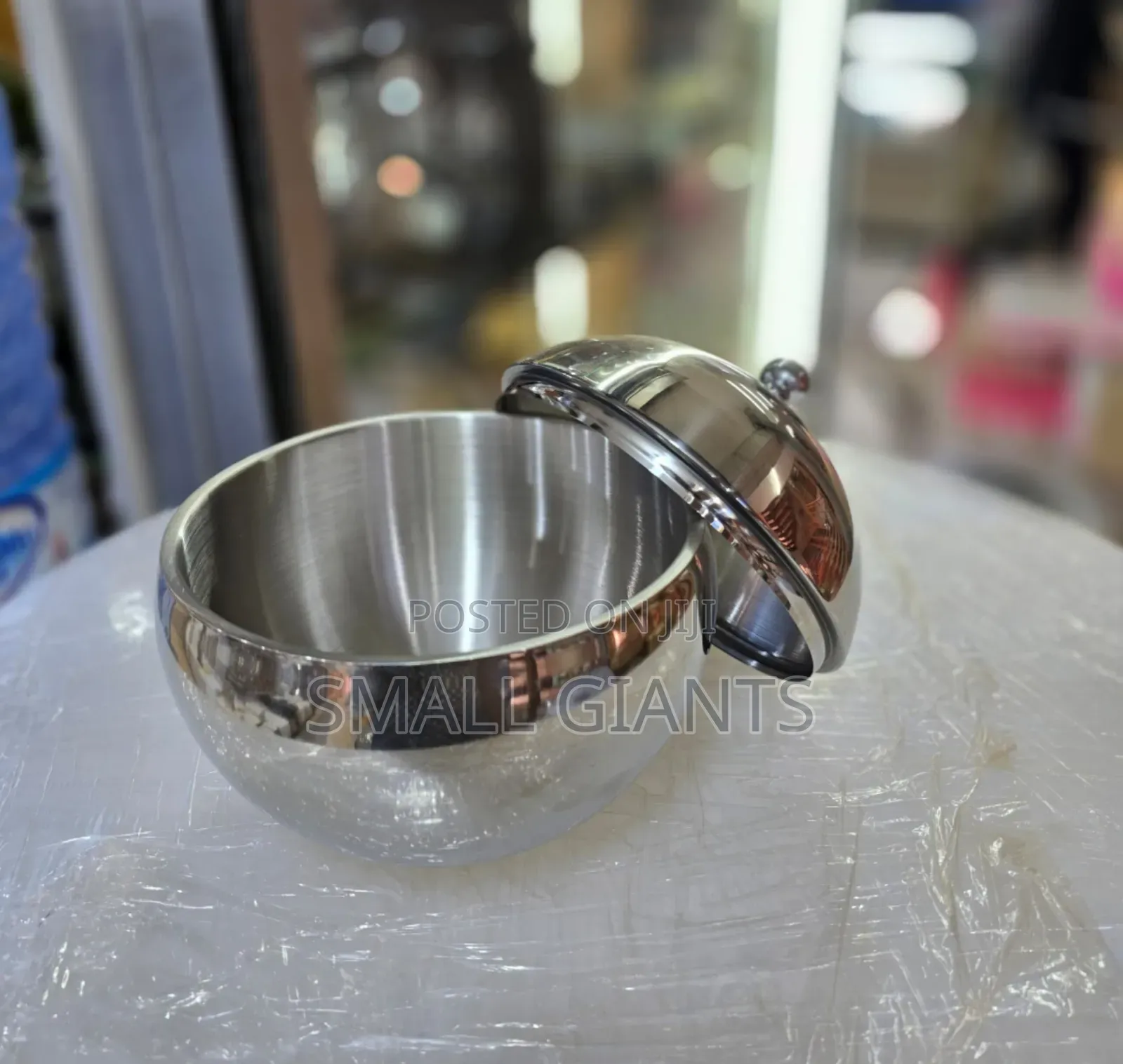 Double Wall Stainless Steel Ice Bucket With Cover