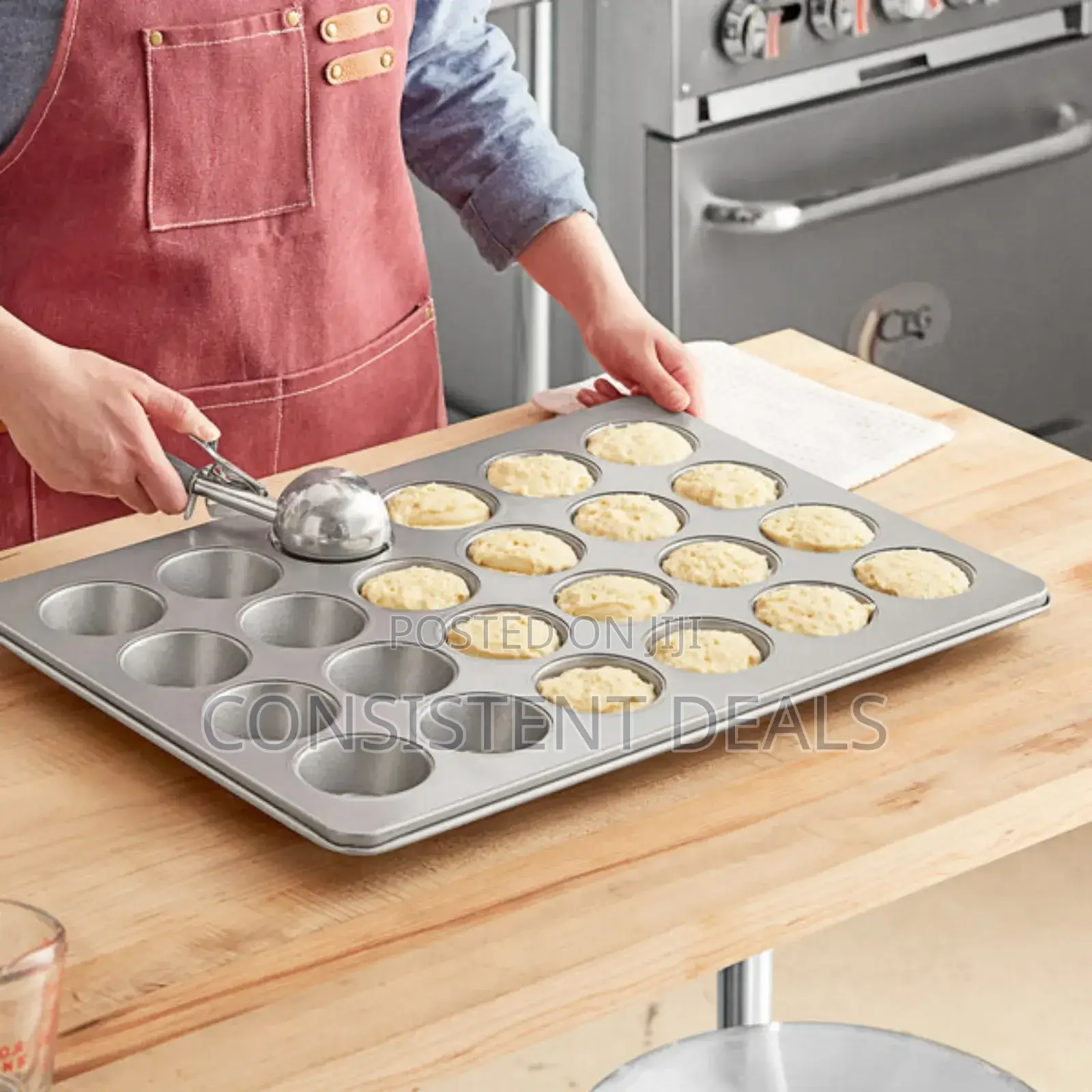24 Cups Muffins Cupcake Baking Mold