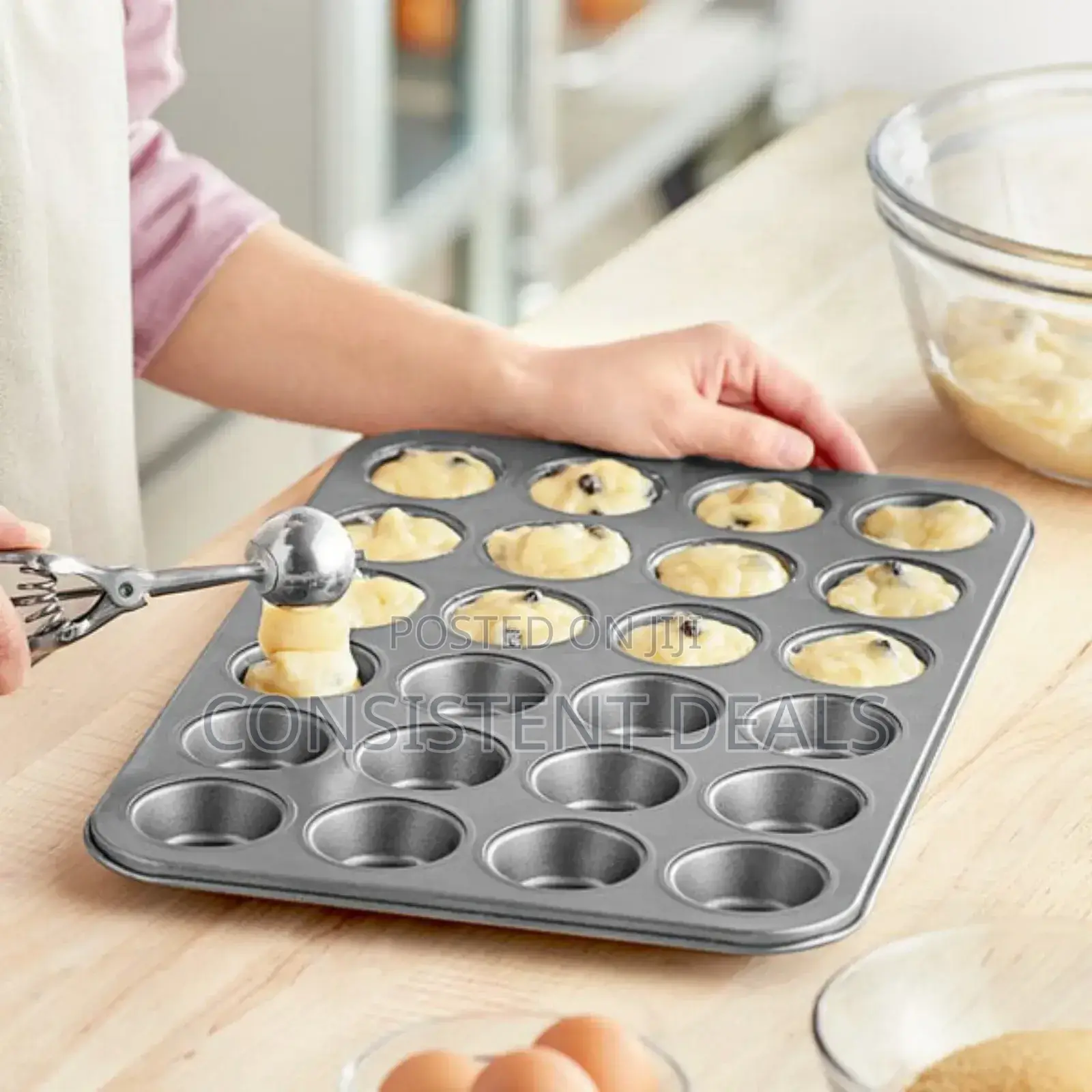 24 Cups Muffins Cupcake Baking Mold