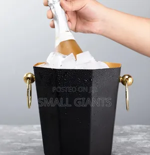 Octagonal Stainless Steel Ice Bucket