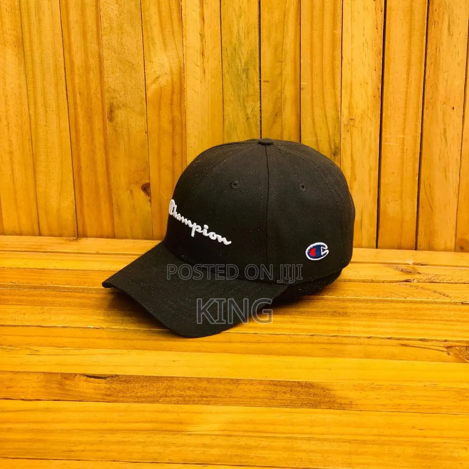 Champion Caps. Black and Blue