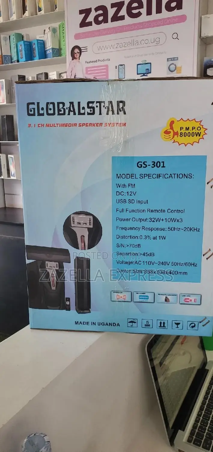 Global Star 3.1 CH Multimedia Speaker System