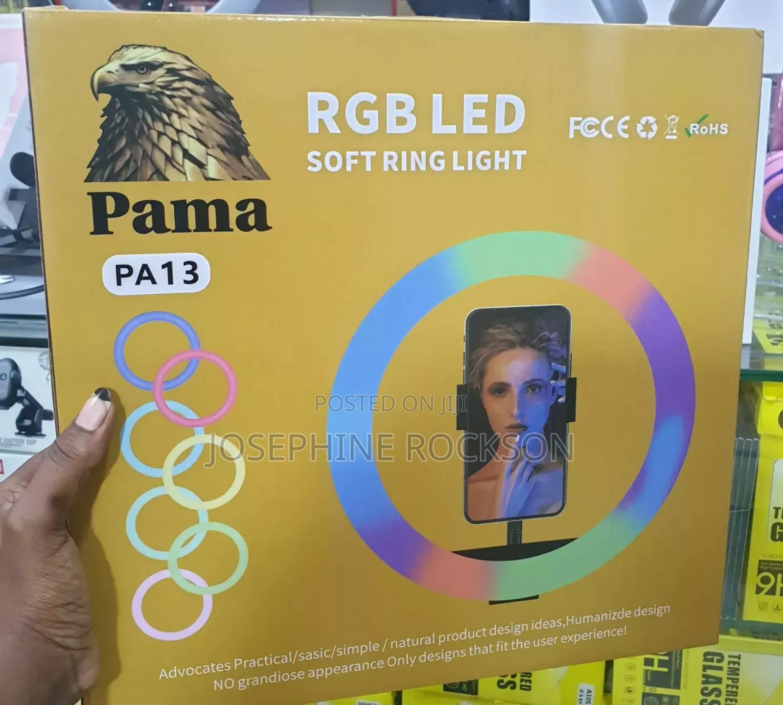 RGB Led Soft Ring Light 13 Inch
