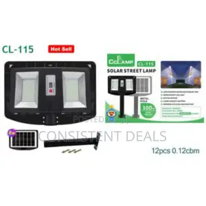 Clamp Double Solar Street Lights