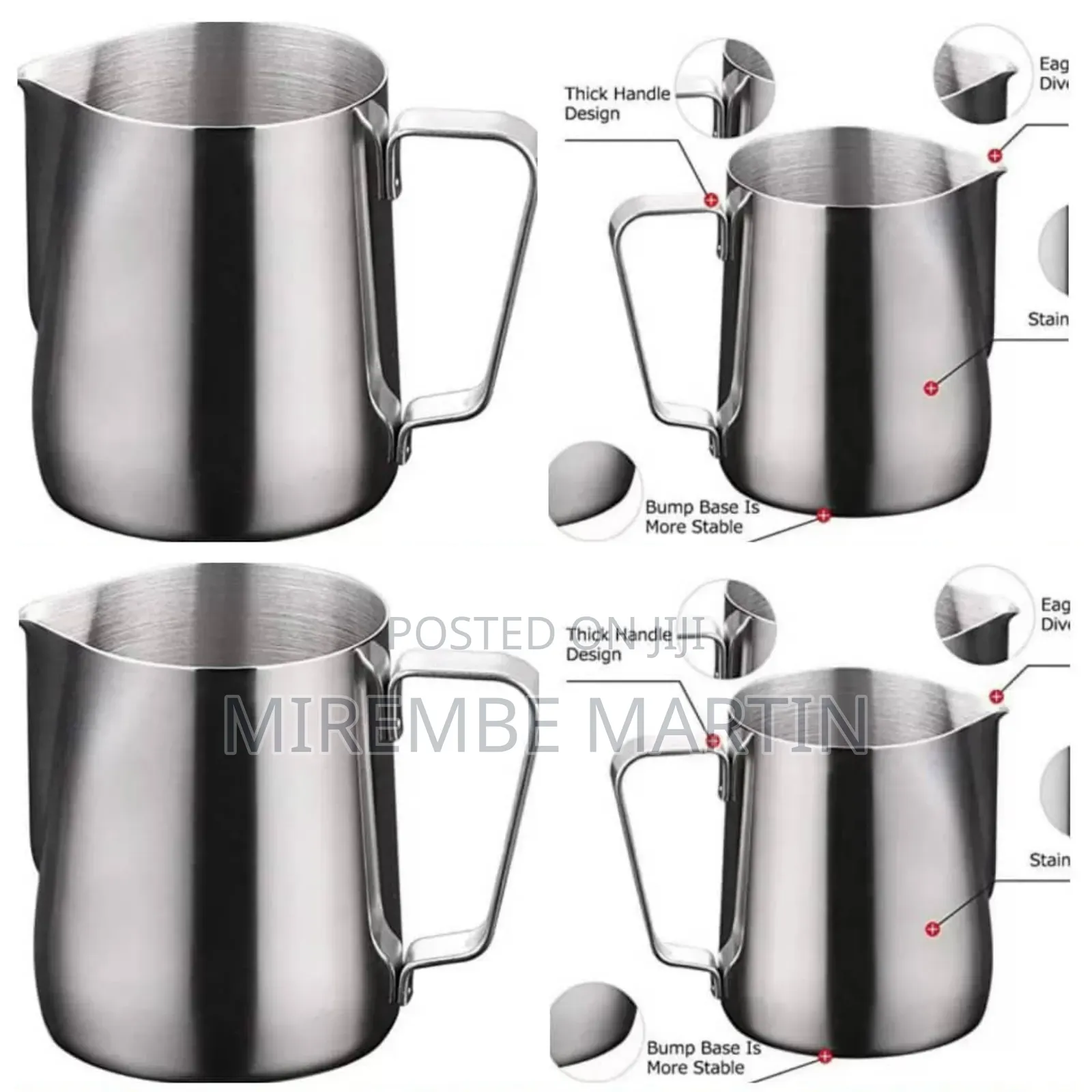 Brand Stainless Milk Jug