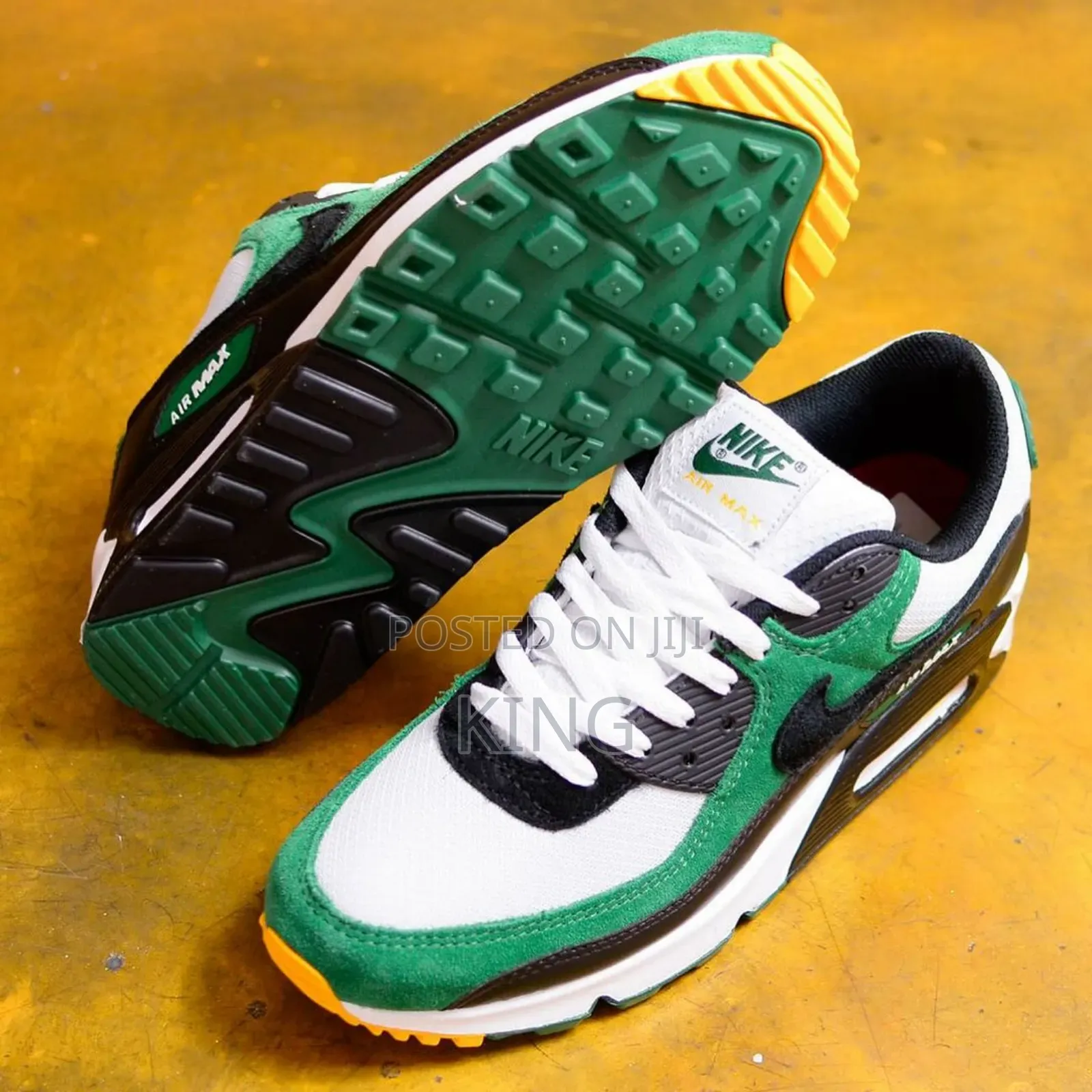 Air Max 90 Pure Platinum Gorge Green