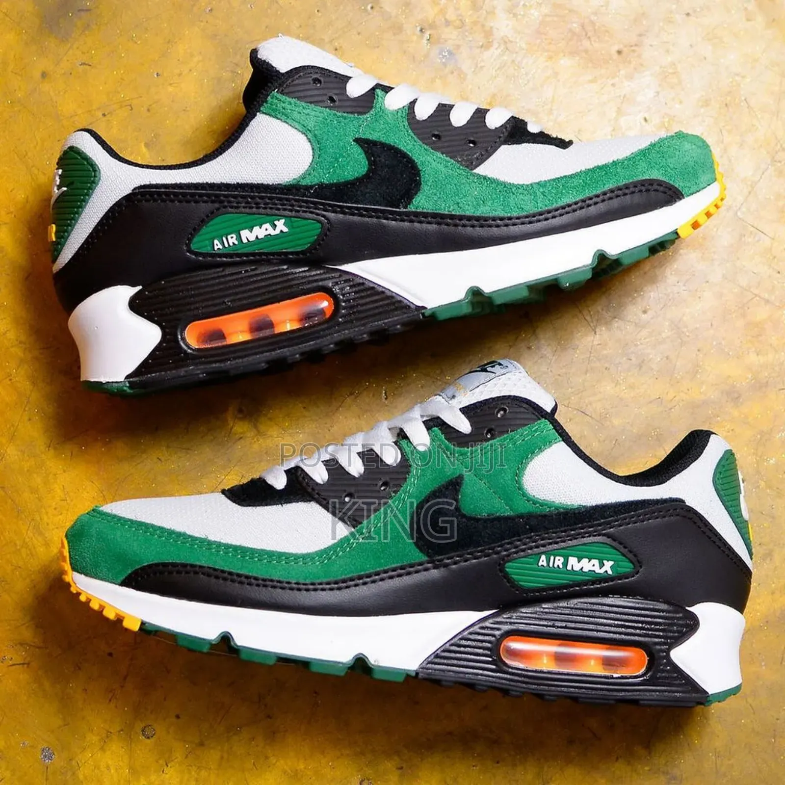 Air Max 90 Pure Platinum Gorge Green