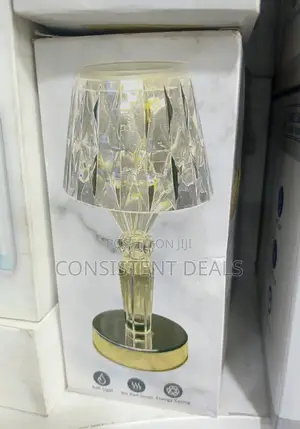 New Crystal Led Bedside Table Lamp