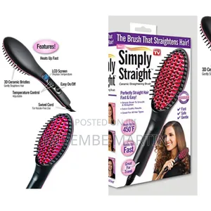 Electric Hair Straightener Brush