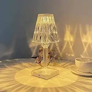 Crystal Led Bedside Table Lamp